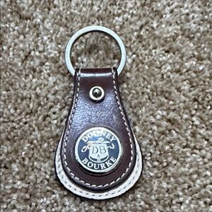 Dooney & Bourke Brown Leather Key Holder